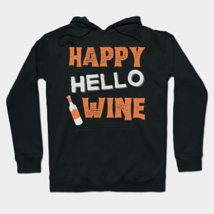 Happy Hallowine. Halloween Costume for Wine Lover. Hoodie